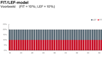 Voorbeeld FIT/LEF-model