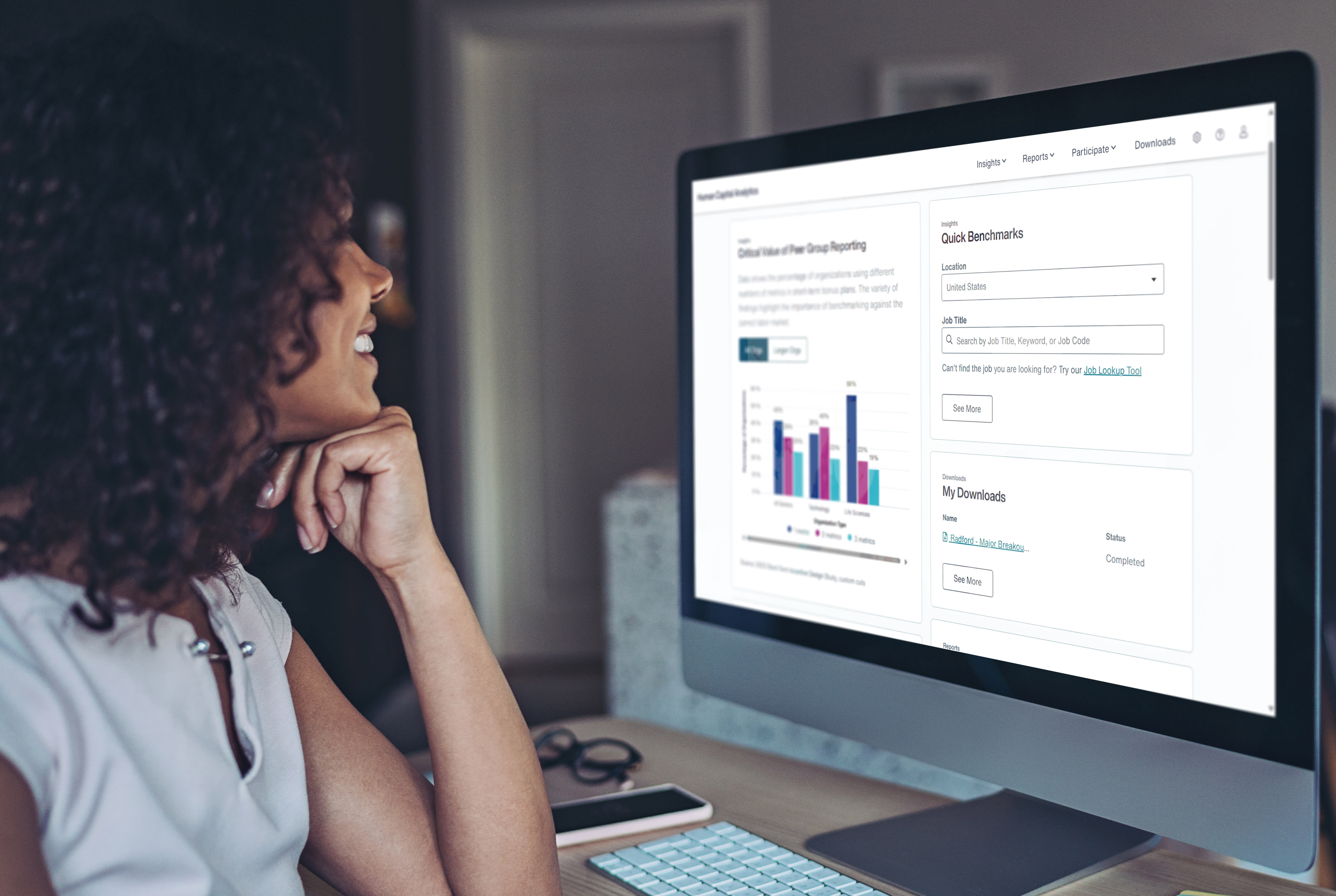 Regístrese hoy en la base de datos de retribuciones Radford McLagan